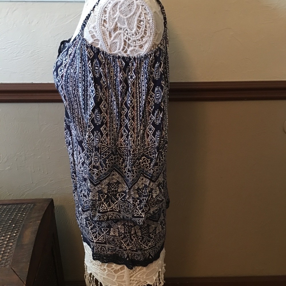 Blue AztecTop (#68) - Picture 2 of 6